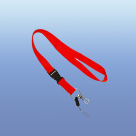 LANYARD PREMIUM TEXTURADO - ROJO
